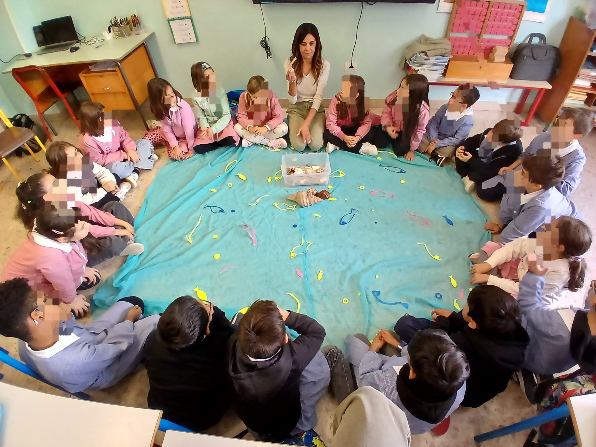 Un momento dell'attività